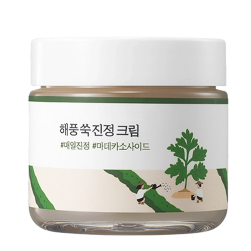 Round Lab - Заспокійливий крем з екстрактом полину - Mugwort Calming Cream - 80ml