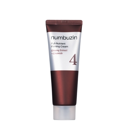 Numbuzin - No.4 Full-Nutrient Firming Cream - Питательный крем для лица с женьшенем - 60ml