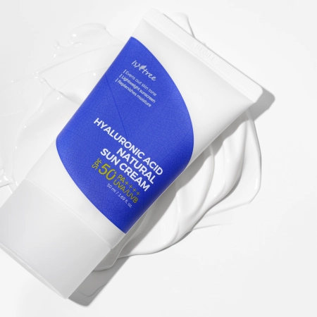 Isntree - Hyaluronic Acid Natural Sun Cream SPF50+/PA++++ - Cолнцезащитный крем для лица с физическим фильтром - 50ml