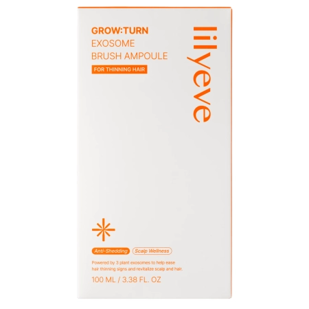 lilyeve - Grow:Turn Exosome Brush Ampoule - Зміцнювальна ампула для волосся і шкіри голови - 100ml