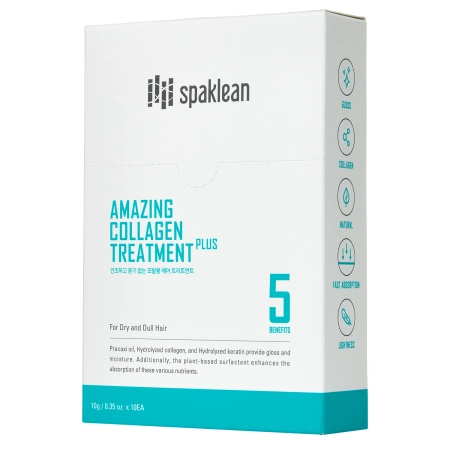 Spaklean - Amazing Collagen Treatment Plus - Регенерирующий бальзам для волос с коллагеном - 10x10ml
