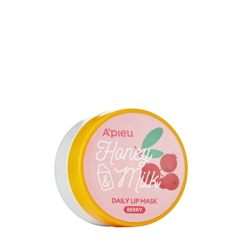 A'pieu - Honey & Milk Daily Lip Mask - Berry - Питательная маска для губ - 6g