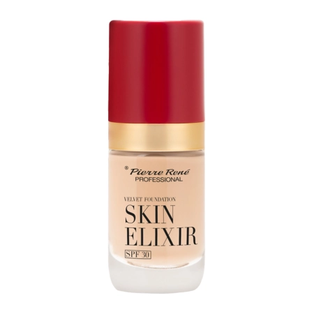 Pierre Rene - Skin Elixir SPF30 Velvet Foundation - Стійкий тональний крем - 01 - 25ml