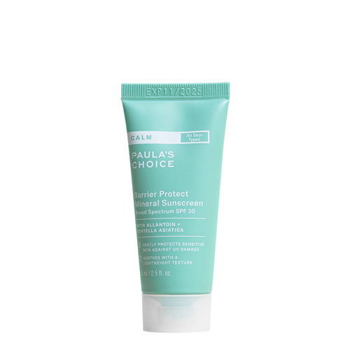 Paula's Choice - Calm Barrier Protect Mineral Sunscreen SPF 30 - Мінеральний сонцезахисний крем - 15ml