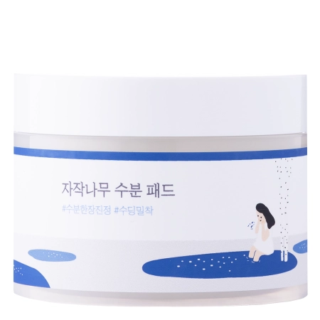 Round Lab - Успокаивающие пэды для лица с березовым соком - Birch Juice Moisturizing Pad - 80 шт.