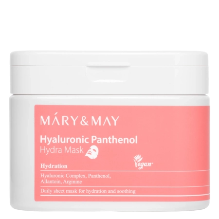 Mary&May - Hyaluronic Panthenol Hydra Mask - Набор увлажняющих масок для лица - 30шт.