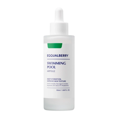 EQQUALBERRY - Swimming Pool Ampoule - Зволожувально-заспокійлива ампула для обличчя - 50ml