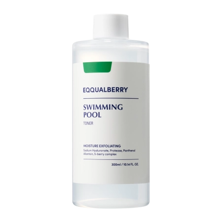 EQQUALBERRY - Swimming Pool Daily Facial Toner - Зволожувально-відлущувальний тонік для обличчя - 300ml