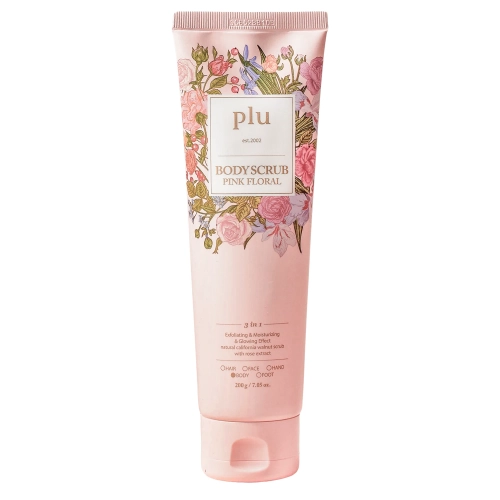 plu - Body Scrub - Пилинг для тела - Pink Floral - 200g