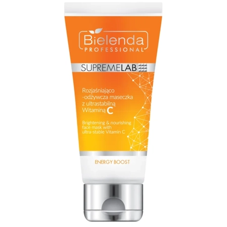 Bielenda Professional - Осветляющая и питательная маска с ультрастабильным витамином С - Supremelab Energy Boost - 70ml