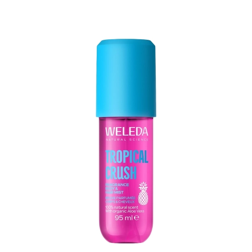 WELEDA - Fragrance Body & Hair Mist - Парфумований спрей для тіла та волосся з алое - Tropical Crush - 95ml