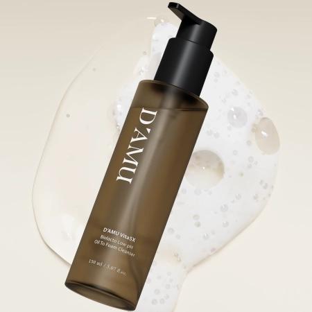 D’AMU - Vita5X BioLacto Mild Acidic Oil-to-Foam Cleanser - Масляная эмульсия для демакияжа и очищения лица - 150ml