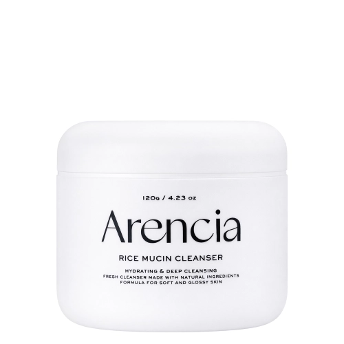 Arencia - Rice Mucin Cleanser - Осветляюще-увлажняющая паста для умывания лица - 120g