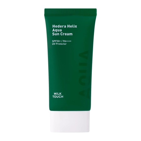 Milk Touch - Hedera Helix Aqua Sun Cream SPF50+ PA ++++ - Зволожувальний сонцезахисний крем для обличчя - 50ml