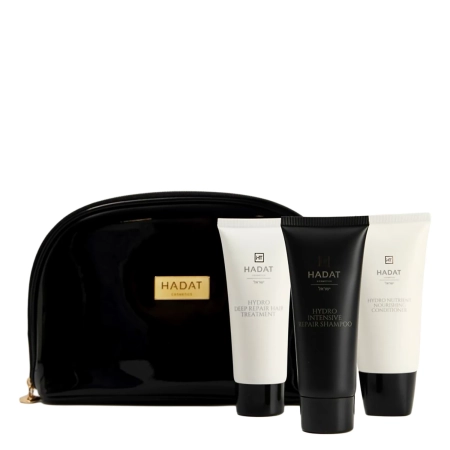 Hadat - Hydro Intensive Repair Set - Ревитализирующий набор с косметичкой - 70ml+70ml+70ml