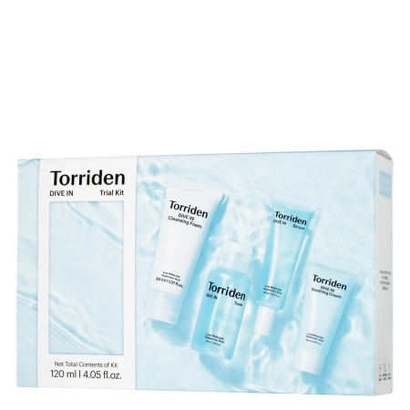 Torriden - Dive-In Trial Kit - Набір зволожувальної косметики для обличчя - 50ml+30ml+20ml+20ml