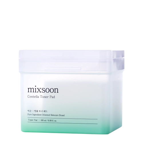 Mixsoon - Centella Toner Pad - Заспокійливі педи для обличчя із центеллою азіатською - 120шт.