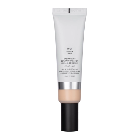 TFIT - Radiance Fit Serum Foundation - Тональный крем для лица - W01 Vanilla - 30g