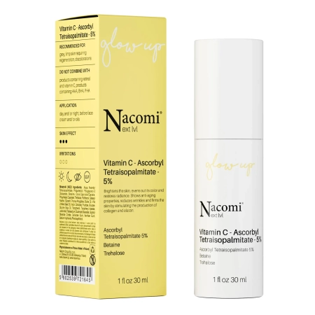 Nacomi - Next Lvl - Vitamin C - Ascorbyl Tetraisopalmitate 5% - Сыворотка с витамином С 5% - 30ml