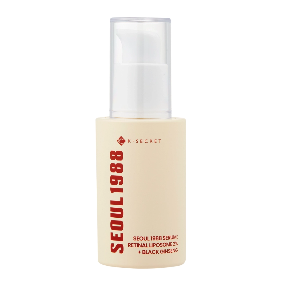 K-SECRET - SEOUL 1988 Serum : Retinal Liposome 2% + Black Ginseng - Зміцнювальна сироватка з ретиналем - 30ml