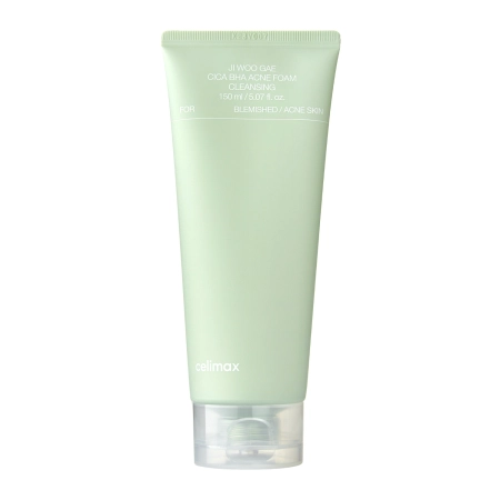 Celimax - Ji.Woo.Gae Cica BHA Acne Foam Cleansing - Очищающая пенка для проблемной кожи - 150ml