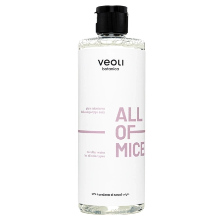 Veoli Botanica - ALL OF MICELLAR - Делікатна міцелярна вода для усіх типів шкіри - 500ml