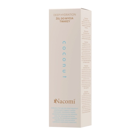 Nacomi - Deep Hydration Face Cleansing Gel - Гель для умывания лица - Coconut - 140ml
