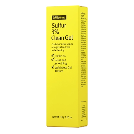 By Wishtrend - Sulfur 3% Clean Gel - Точечный гель против высыпаний с серой - 30ml