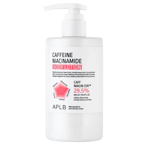 APLB - Caffeine Niacinamide Body Lotion - Укрепляющий и моделирующий бальзам для тела с кофеином и ниацинамидом - 300ml