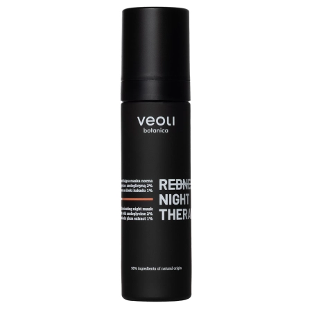 Veoli Botanica - Redness Night Therapy - Заспокійлива нічна маска для сяйва шкіри з куперозом - 50ml