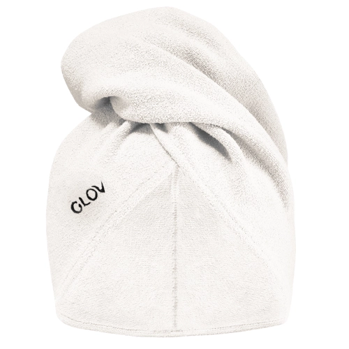 Glov - Ultra–Absorbent Hair Towel Wrap - Ультрапоглинаючий тюрбан для волосся - White - 1шт