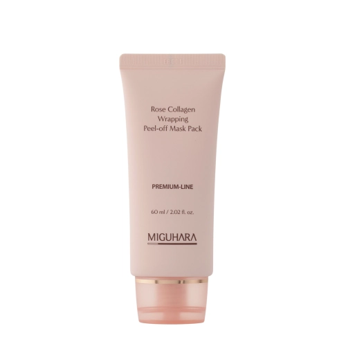 Miguhara - Rose Collagen Wrapping Peel-off Mask Pack - Укрепляющая маска с коллагеном - 60ml