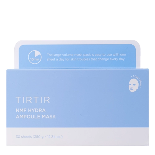 TIRTIR - NMF Hydra Ampoule Mask - Набір зволожувальних тканинних масок для обличчя - 30шт./350g