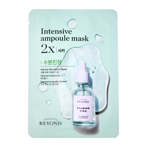 BEYOND - Intensive Ampoule Mask 2X - Cica - Заспокійлива тканинна маска для обличчя - 1шт./25ml