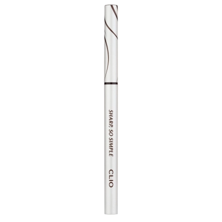 Clio - Sharp, So Simple Waterproof Pencil Liner - Водостійкий олівець для очей - 02 Brown - 0,14g
