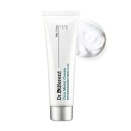 Dr.Different - CICA Metal Cream - Успокаивающий крем для лица - 50g