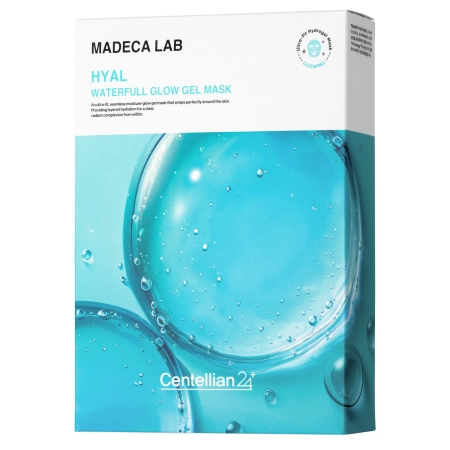 Centellian24 - Hyal Waterfull Glow Gel Mask - Набір зволожувальних гелевих масок для обличчя - 5x22ml