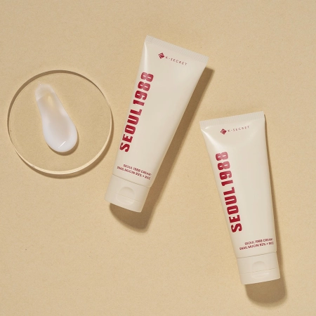 K-SECRET -  SEOUL 1988 Cream : Snail Mucin 93% + Rice - Заспокійливий крем з фільтратом слизу равлика та рисом - 100ml