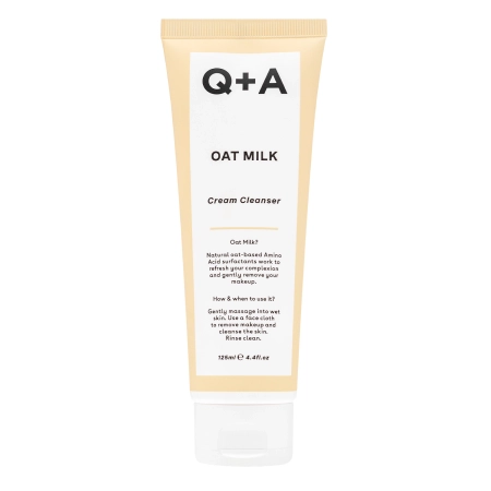 Q+A - Очищающий крем с овсяным молоком - Oat Milk Cream Cleanser -125ml