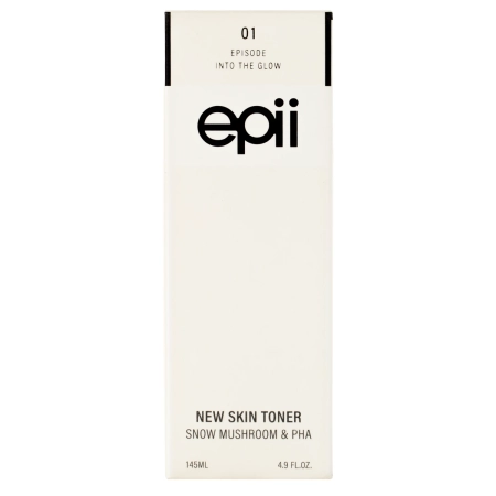 Epii - New Skin Toner Snow Mushroom & PHA - Зволожувально-відлущувальний тонік для обличчя - 145ml