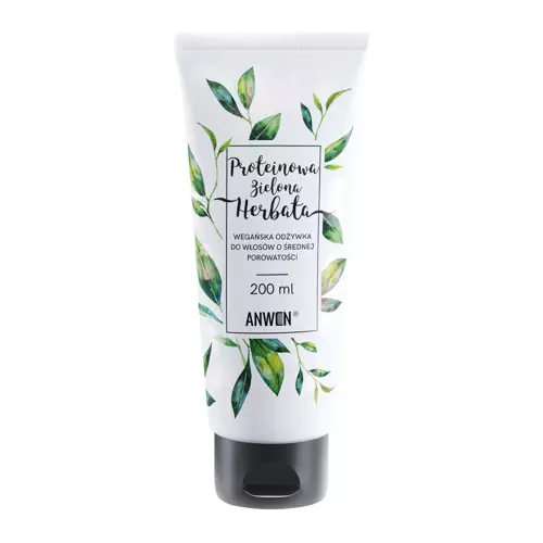 Anwen - Протеїновий зелений чай - Бальзам для волосся зі середньою пористістю - 200ml