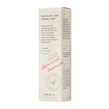 Axis-y - Heartleaf My-Type Calming Cream - Легкий гелевый крем для лица - 60ml