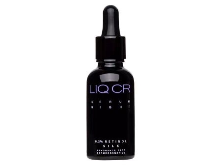Liqpharm - LIQ CR Serum Night 0,3% Retinol Silk - Нічна сироватка з 0,3% ретинолом - 30ml