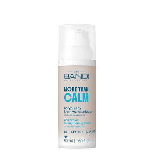 Bandi - More than Calm - Корректирующий укрепляющий крем SPF 50+ против покраснений - 50ml
