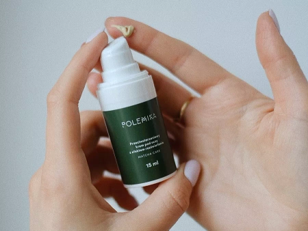 Polemika - Антивозрастной крем для кожи вокруг глаз с эффектом осветления - Matcha Care - 15ml