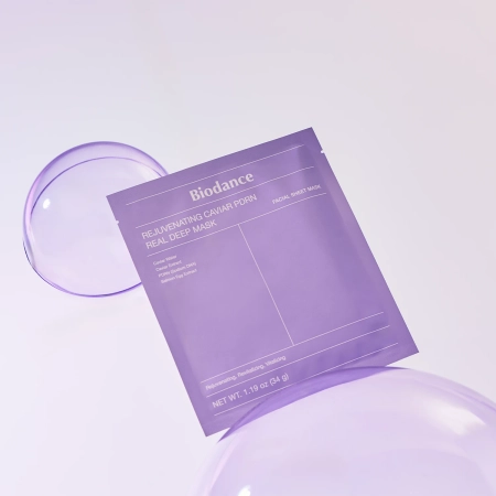 Biodance - Rejuvenating Caviar PDRN Real Deep Mask - Колагенова маска для обличчя з PDRN - 1шт/34g