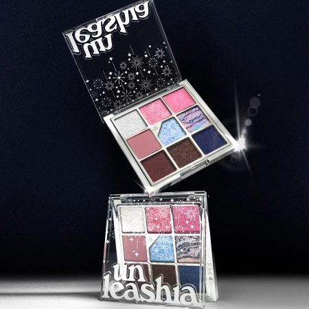 Unleashia - Glitterpedia Eye Palette - Палетка веганских теней для век - 8 All of Dancing Swan - 6,6g