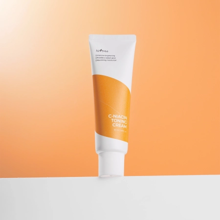 Isntree - C-Niacin Toning Cream - Осветляющий крем для лица с витамином С - 50ml