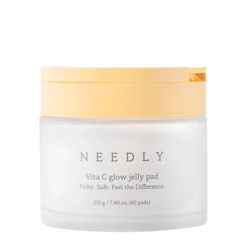 Needly - Vita C Glow Jelly Pad - Зволожувальні педи для сяйва шкіри з вітаміном С - 60шт./210g
