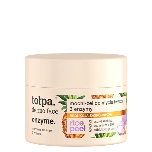 Tołpa - Dermo Face Enzyme - Mochi - Rice Peel - Гель для вмивання обличчя з 3 ензимами - 110g